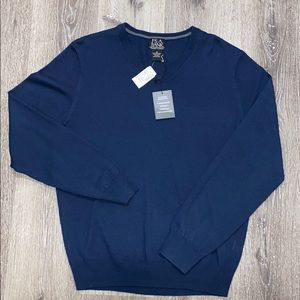 JOS. A. BANK Men’s Merino Wool V-Neck Sweater